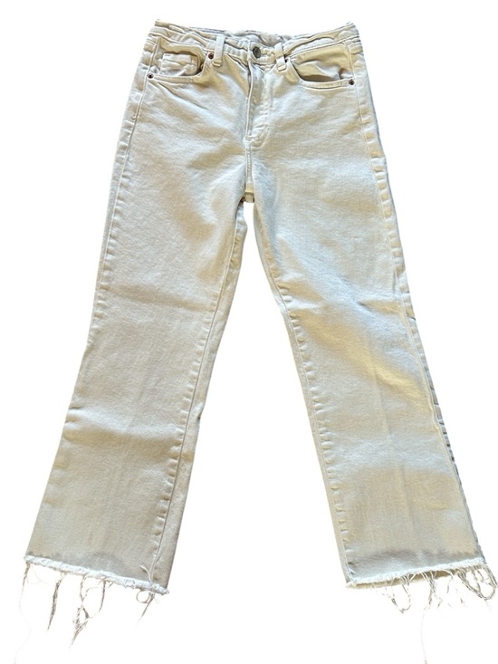 Zara Denim - Zara Off-White Capri Jeans